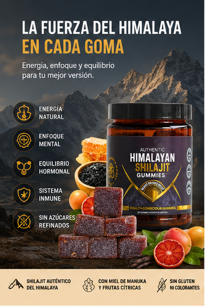 Shilajit del Himalaya Goma