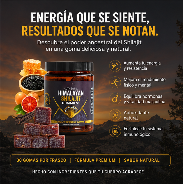 Shilajit del Himalaya Goma