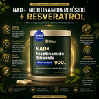 NAD+ con Nicotinamida Ribósido + Resveratrol (900mg)